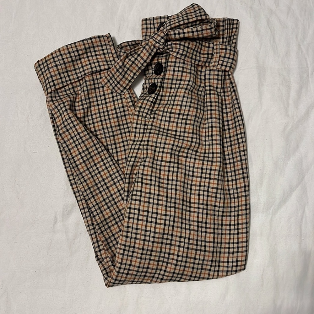 Bershka Plaid Pants😍